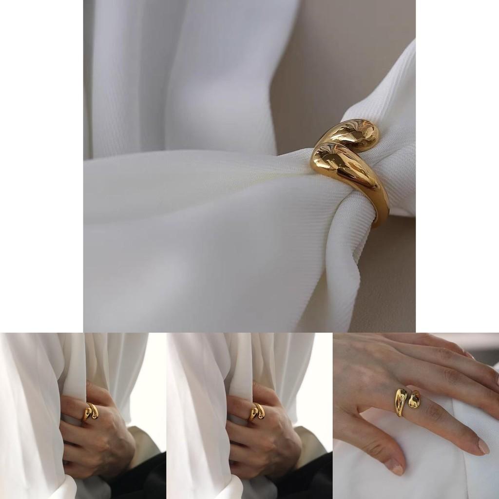 Модное и шикарное медное геометрическое кольцо для женщин, регулируемый размер, модная бижутерия