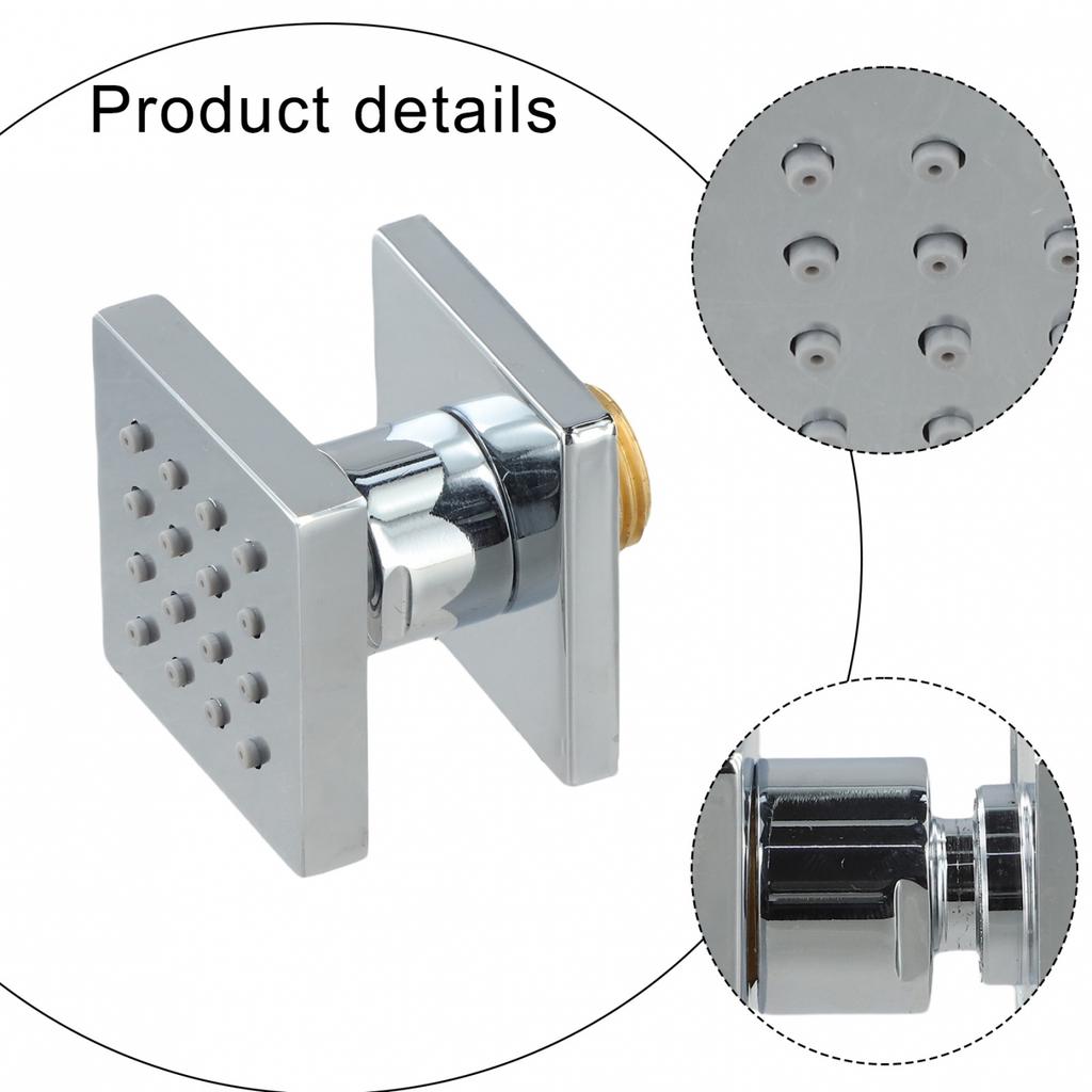 Solid Brass Square G Connector Hydrotherapy Experience
