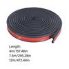 Универсальный уплотнитель задней двери Автомобильная клейкая EPDM резина Погодный уплотнитель Двойной слой защиты Подходит для грузовиков, автодомов, автомобилей
