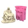Pieta силиконовая форма для мыла греческая римская статуя смола форма для изготовления свечей гипсовая эпоксидная форма для литья для домашнего декора