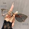 New Fashionable Cat Eye Photochromic Myopia Glasses Women Anti Blue Light Personalized High-definition Glasses Diopter To -4.0