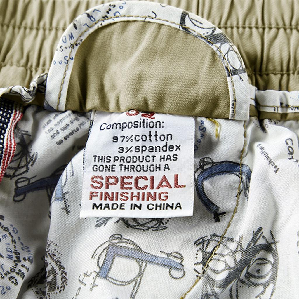 Men's Casual Color Outdoors Pocket Beach Work Trouser Cargo Shorts Pant