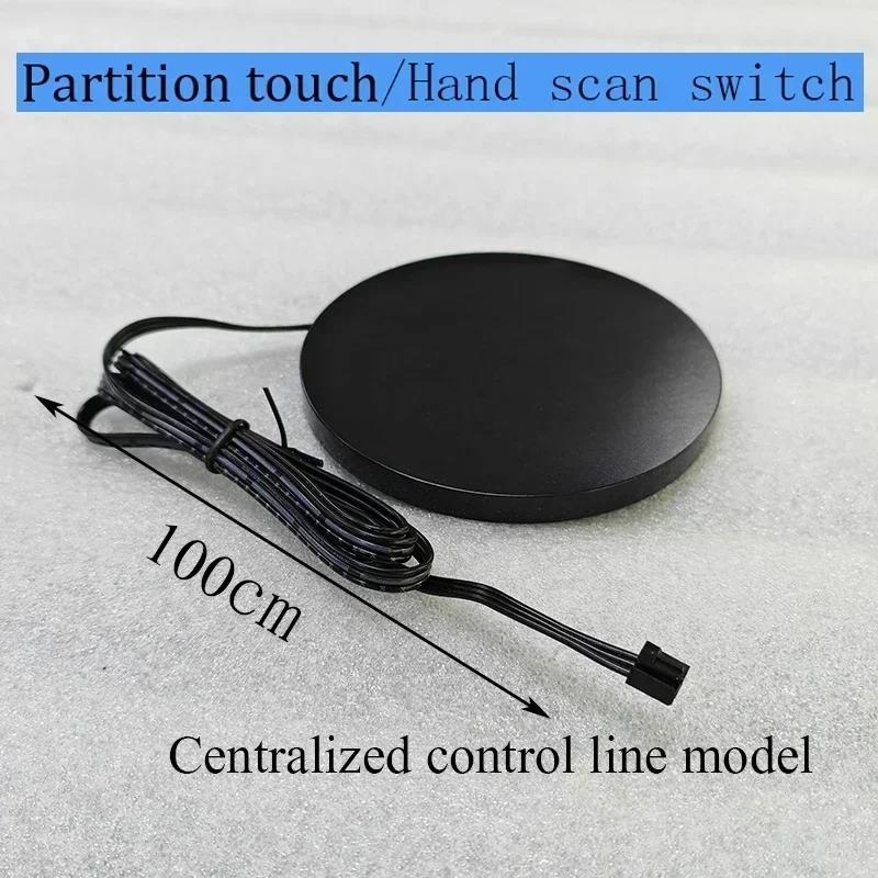 Dimmable large partition touch 80mm Wood Panel Sensor Switch LED Touch Sensor 12V 24V Light Control Touch Switch Dimmer Sensor