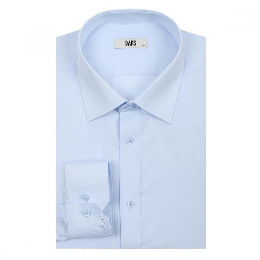 Daks Мужская однотонная рубашка с длинным рукавом Regular Fit dmS1Shdl113b1