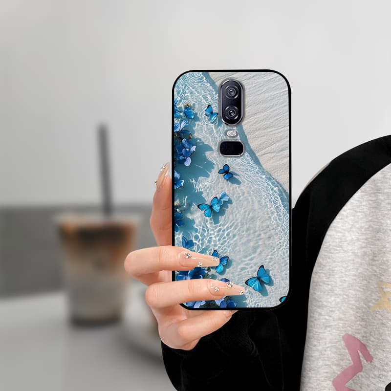 Чехол для Oneplus 6 6T Силиконовый Мягкий ТПУ Задняя Крышка Чехол для Телефона Для One Plus Oneplus 6t 6 T Чехол Черный Чехол Coque Fundas Capa