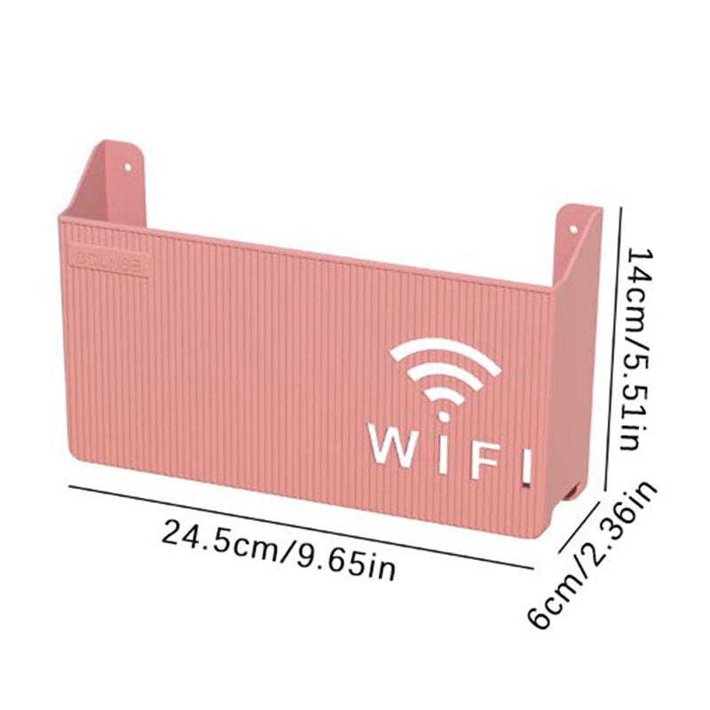 Беспроводной Wi-Fi роутер Полка Коробка для хранения Настенный Пластиковый ABS Органайзер Коробка Держатель для кабеля и питания Коробка-органайзер Домашний декор