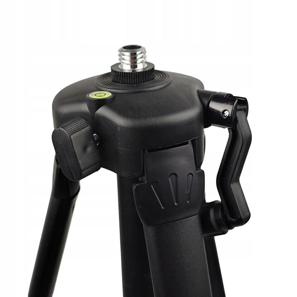 Hilda Statyw Tripod Trójnóg Poziomicy Mocny 1,6 M Adapter Regulacji 1/4 5/8