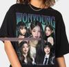 Ограниченная футболка K-pop IVE с Вонён, футболка IVE, мерч K-pop, унисекс футболка