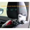 Двойной крючок-кронштейн-крючок для творчества на заднем сиденье, подставка для мобильного телефона, салон автомобиля, автомобильные принадлежности