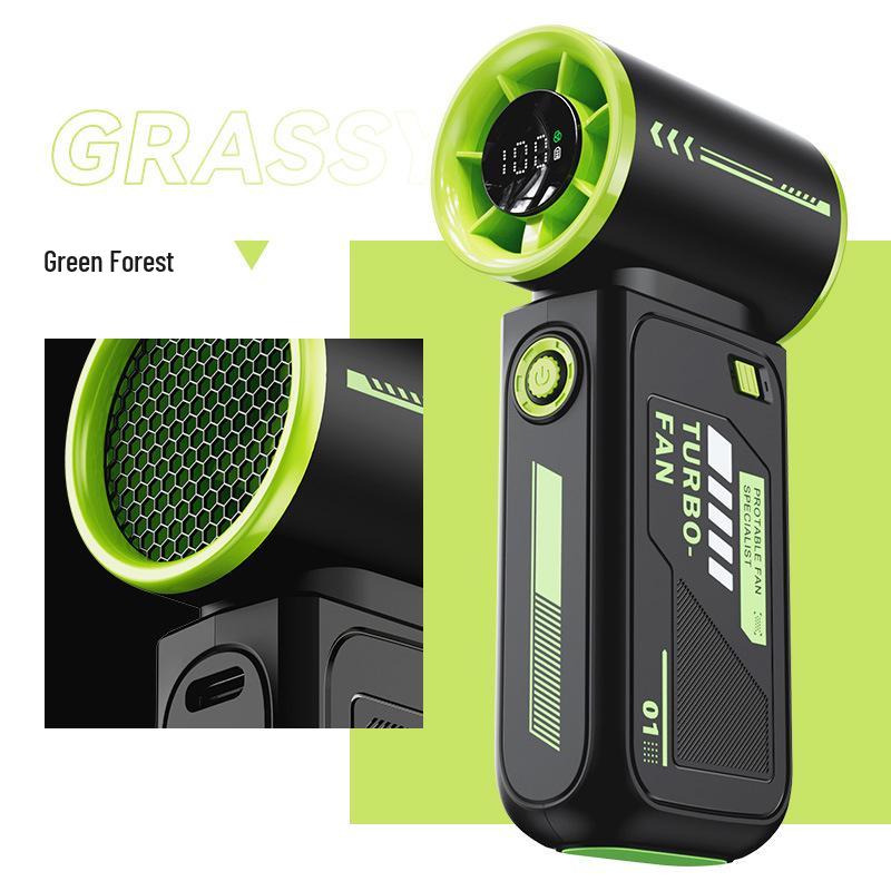 2025 High-Speed Portable Rechargeable USB Handheld Fan - Mini Outdoor Cooling Electric Fan