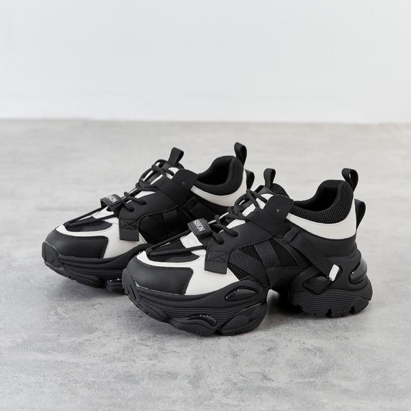 European Platform Shoes Women's Trendy Autumn New Height-increasing Small Muffin Versatile Sports and Leisure Shoes