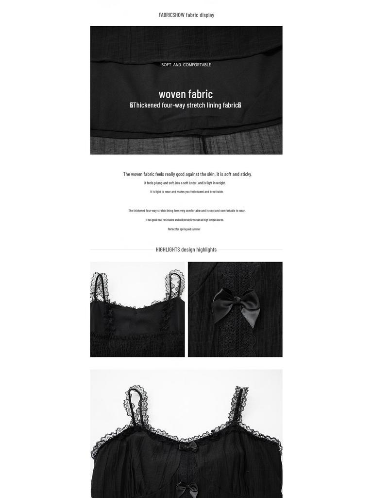 Ai Yuan Весна 2026 Женское повседневное платье-майка большого размера с поясом-бантом для подчеркивания талии