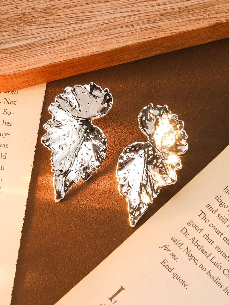 Преувеличенные серьги-листья и цветы Универсальные серьги с характером Модные Премиум серьги