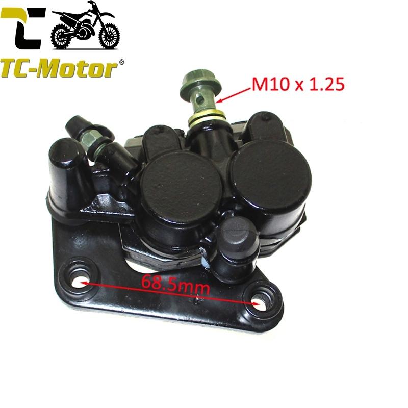 TC-Motor Front Disk Brake Caliper Left 2 Piston For Scooter 50-125Cc Gy6 Benzhou Jmstar Jonway Baotian