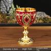European Style Wine Glasses Metal White Wine Cup Creative Drink Cup