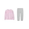 Casual Sports Suit Soft Comfortable Stylish Versatile Solid Color Kids Suits Cherry-Blossom-Pink N32512375GS-004