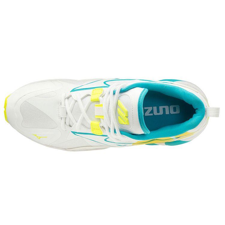Mizuno Wave Rider 1 Shape of Time - Белые Желтые Мужские Кроссовки D1GA200347