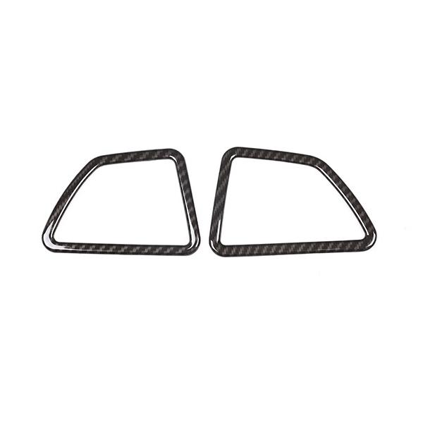 Автомобильная текстура из углеродного волокна, внутренняя центральная панель управления, приборная панель, розетка для кондиционера, накладка для BMW X5 X6 E70 E71