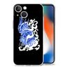 Роскошный прозрачный чехол для телефона для iPhone 15 14 13 12 11 Pro Max XS X XR 7 8 Plus Прозрачная противоударная накладка Самурай Маска Они неон
