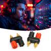 Binding Post Banana Plugs Couple Terminals DIY Double Banana Socket Red Black Connector