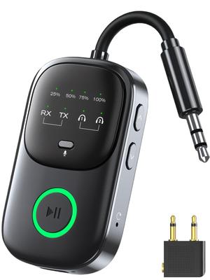 Bluetooth-передатчик поддерживает как прием, так и одновременное светодиодное подключение двух устройств, 18 часов непрерывной работы, низкий уровень задержки, подходит для и дома, сертифицирован TELEC