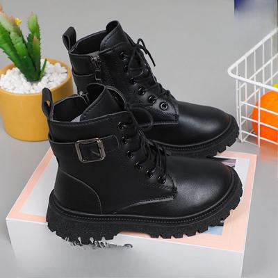 Детские ботинки, осенние добавлены флисовые туфли