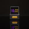 GeekMagic Mini Crystal Display Прогноз погоды Гаджет с WiFi Настольная Часовая Станция Прозрачный Маленький Телевизор Для Украшения Игры