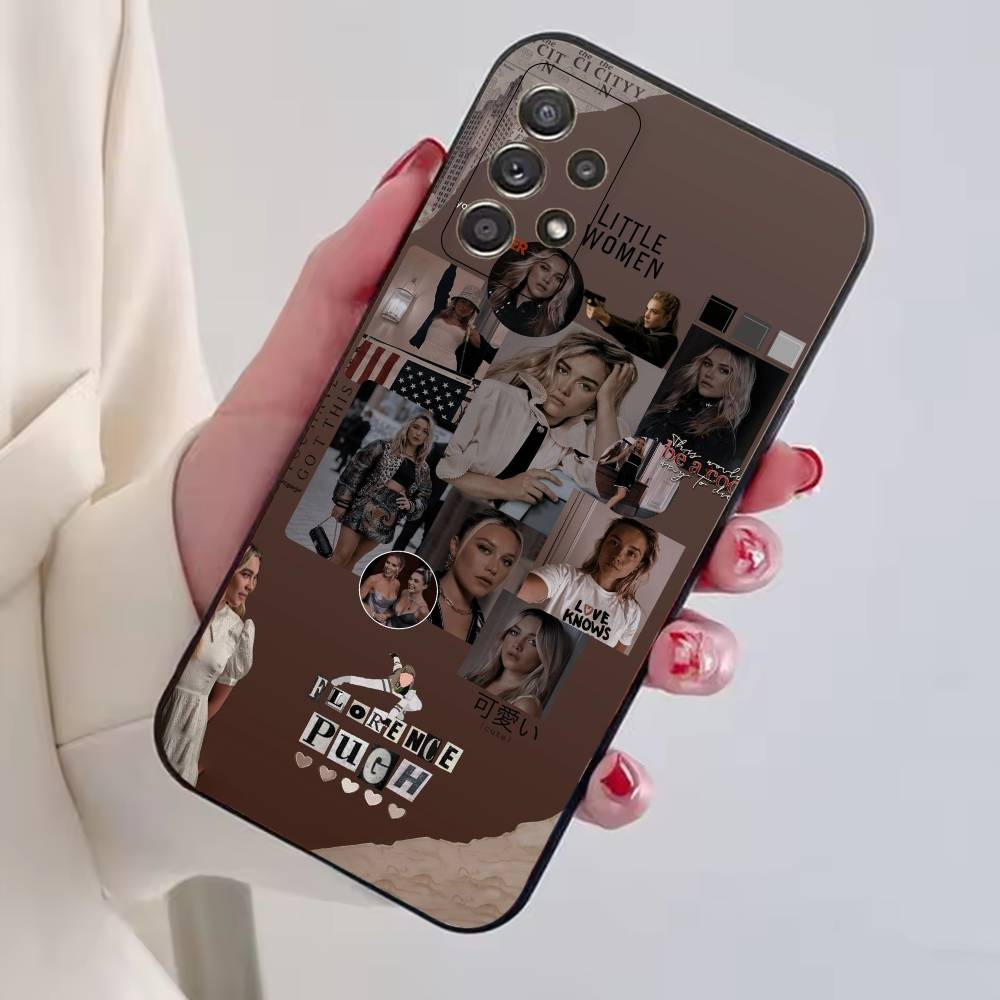 Чехол для телефона с актрисой Ф-Флоренс Пью для Samsung S25, S24, S21, S22, S23, S30, Ultra, S20, Plus, Fe, Мягкий силиконовый черный чехол