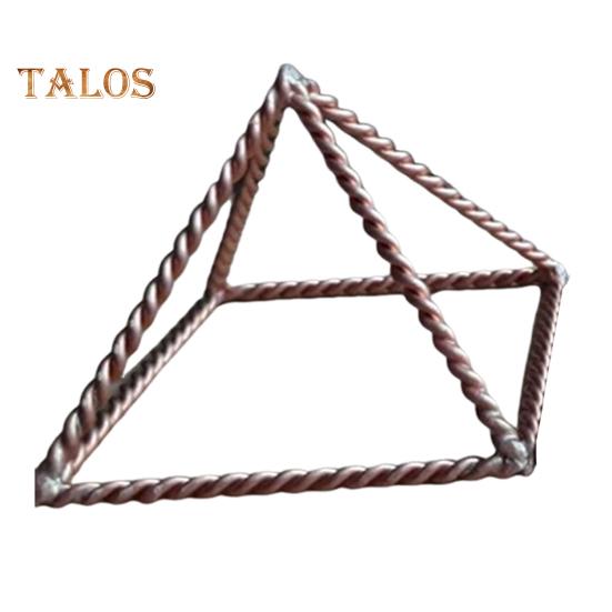 Металлическая проволока Энергетическая Пирамида Украшение Куб Силы 188 МГц Тензор Стиль Пирамида Способствует Здоровью Улучшает Поля Пространство Очищающая Исцеляющая Пирамида