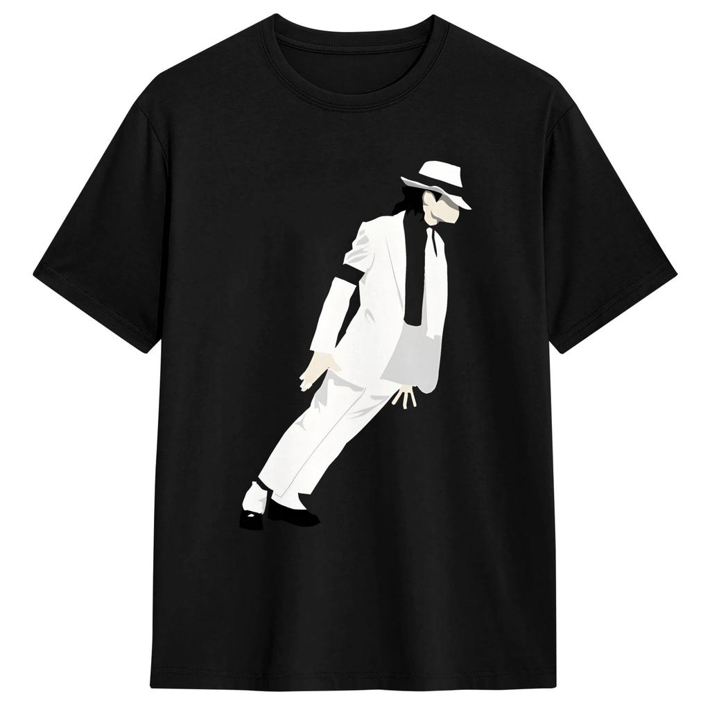 MMichael JJackson Smooth Criminal Футболка Унисекс Y2K Футболки Летняя Дышащая Новинка Футболка Прямая поставка Оверсайз Одежда
