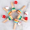 1pc Montessori Toy Wooden Skill Sword Cup Develop Intelligence Toys Educational Traditional Games Toys Throw and Catch Ball