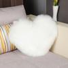 Декоративная подушка, нечеткая длинная подушка из искусственного меха в форме сердца, пушистый диван, украшение для спальни, подушка для поясничной спины, товары для дома