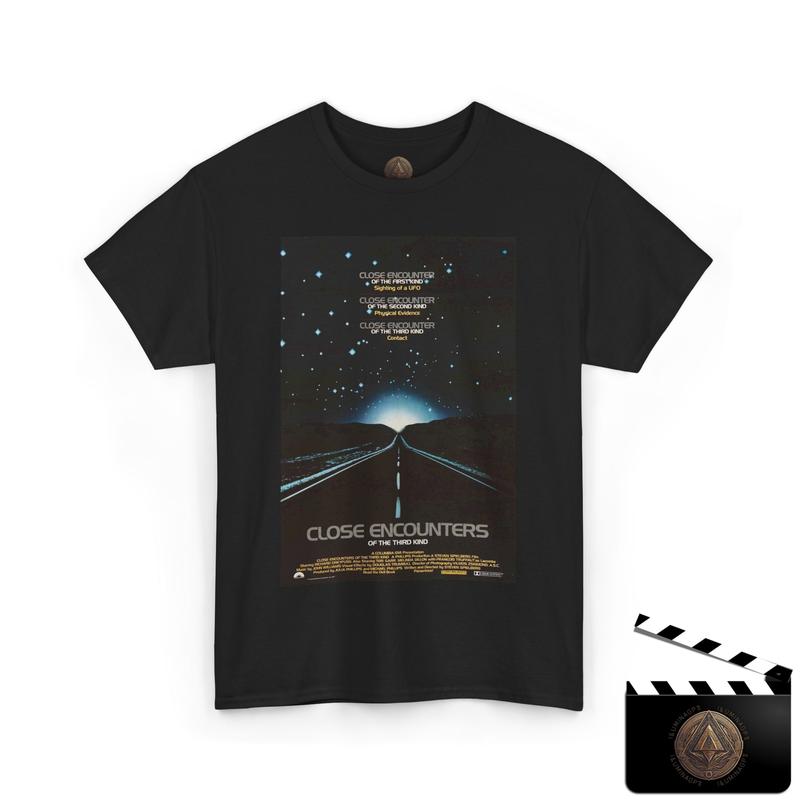 Close Encounters Of The Third Kind Movie Poster Unisex T-Shirt, Retro Alien Movie Tee