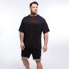 Muscleguys Мужская спортивная одежда для фитнеса, свободная тренировочная футболка с короткими рукавами, летняя быстросохнущая одежда