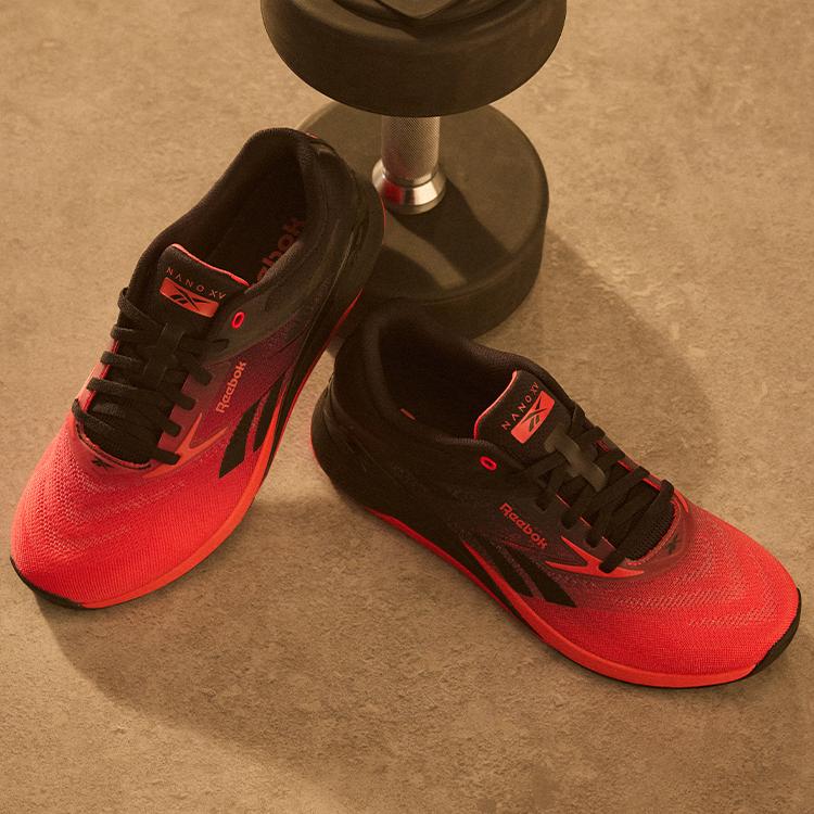 Reebok Nano X5 Black Energy Red Unisex Sneakers 100209363