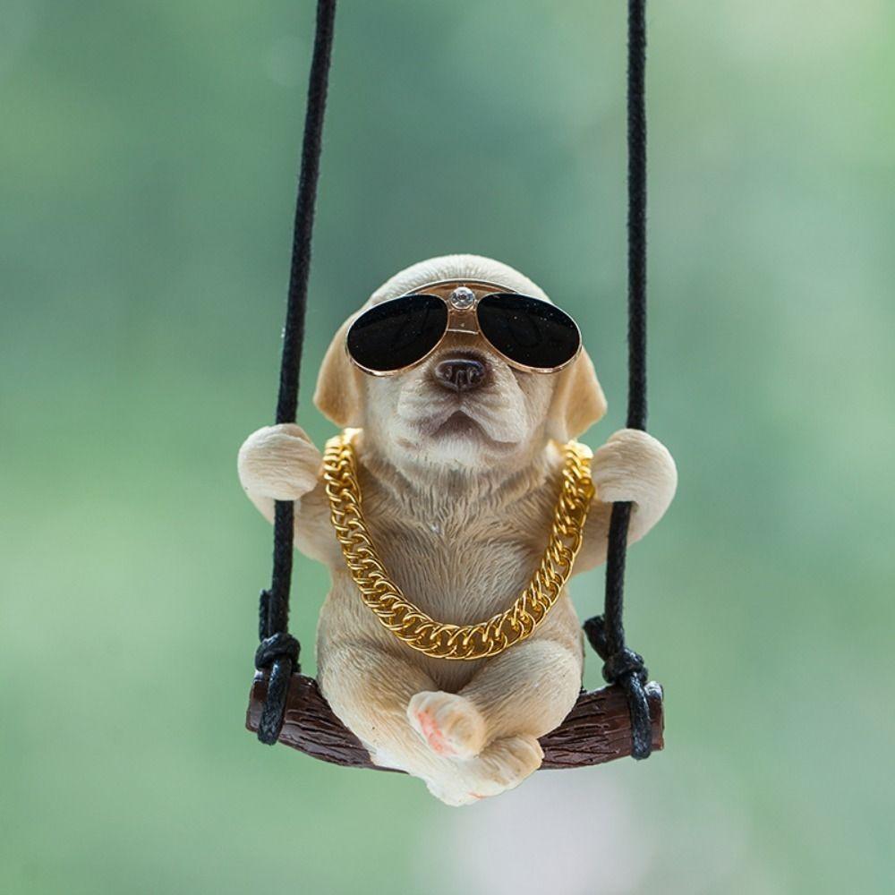 Decoration Auto Interior Accessories Swing Dog Car Hanging Creative Car Pendant  Gift