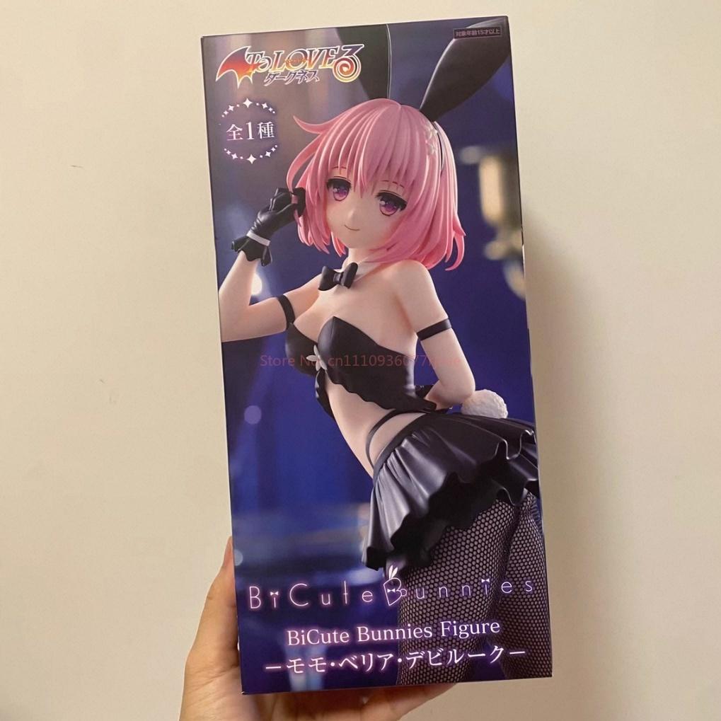 НОВИНКА  Оригинал FuRyu To Love Ru Darkness 27см Момо Белия Девилюк БиCute Кролик Девушка Настольная Милая Аниме Фигурка Игрушки Подарок