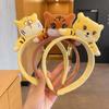 Cartoon Tiger Plush Doll Hair Hoop Hair Bands Tiger Headbands Korean Style Tiger Hair Ropes