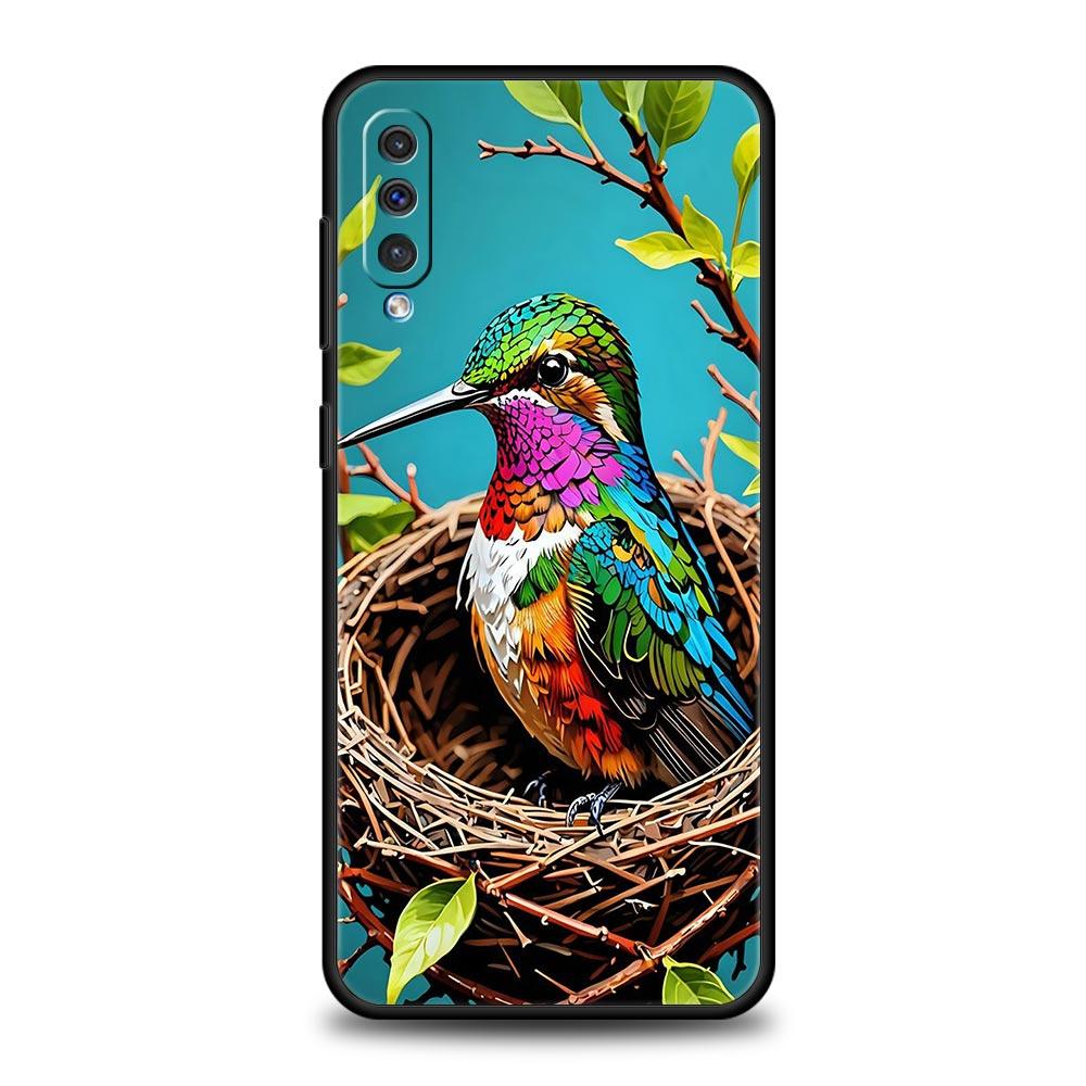 Hummingbird Phone Case For Samsung Galaxy A56 A36 A26 A34 A17 A16 A06 A14 A12 A54 A72 A70 A30 A24 A22 A20e A52 A50 A40 A32 Cover