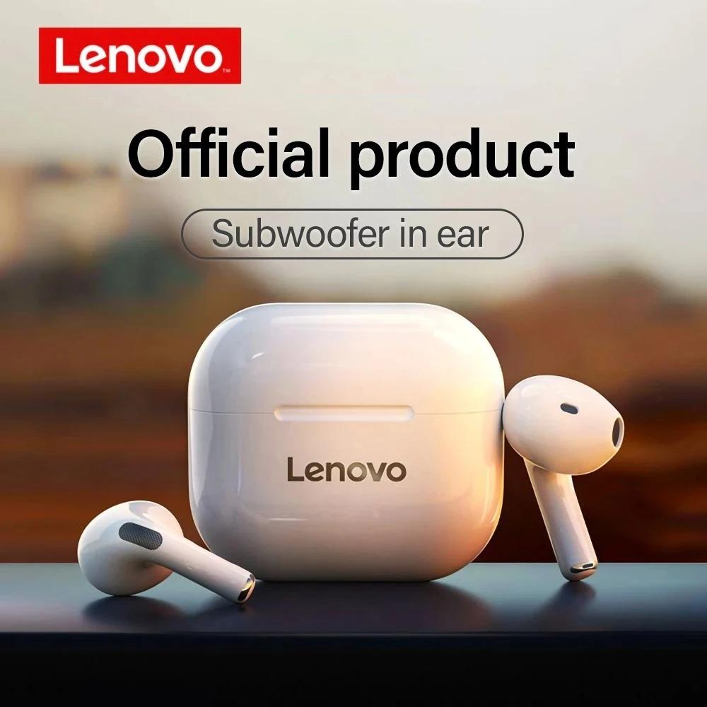 New Lenovo LP40 Earphones TWS Wireless Bluetooth Earbuds Bass Touch Control Stereo Noise Reduction Long Standby Original