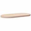 VidaXL Table Top 90x45x2.5 Cm Solid Pine Wood Oval 824355
