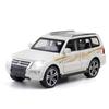 1/32 MITSUBISHI PAJERO литой игрушечный внедорожник автомобиль имитационная модель литые резиновые шины 6 дверей может открываться игрушечный автомобиль подарки для детей