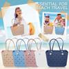 Middle Size Rubber Beach Bags Waterproof Sandproof Outdoor EVA Portable Travel Bags Washable Tote Bag For Beach,Sports,Market