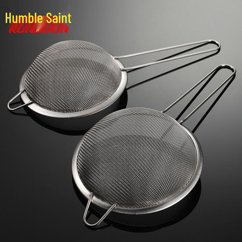 Qianxing 201 Stainless Steel Mesh Strainer Set (20cm, 30-Mesh)