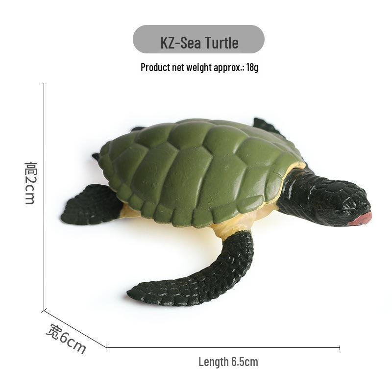 Children's Cognitive Marine Animal Models: Sea Turtle and Tortoise Toys