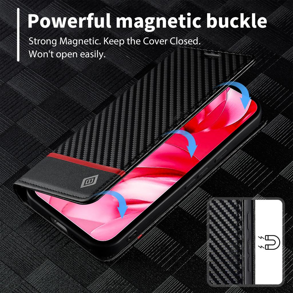 Роскошный кожаный чехол-бумажник из углеродного волокна для Google Pixel 10 Pro XL 9A 9 8 8A 7A 7 6A 6 10A 10 Магнитная книжка-сумка Обложка