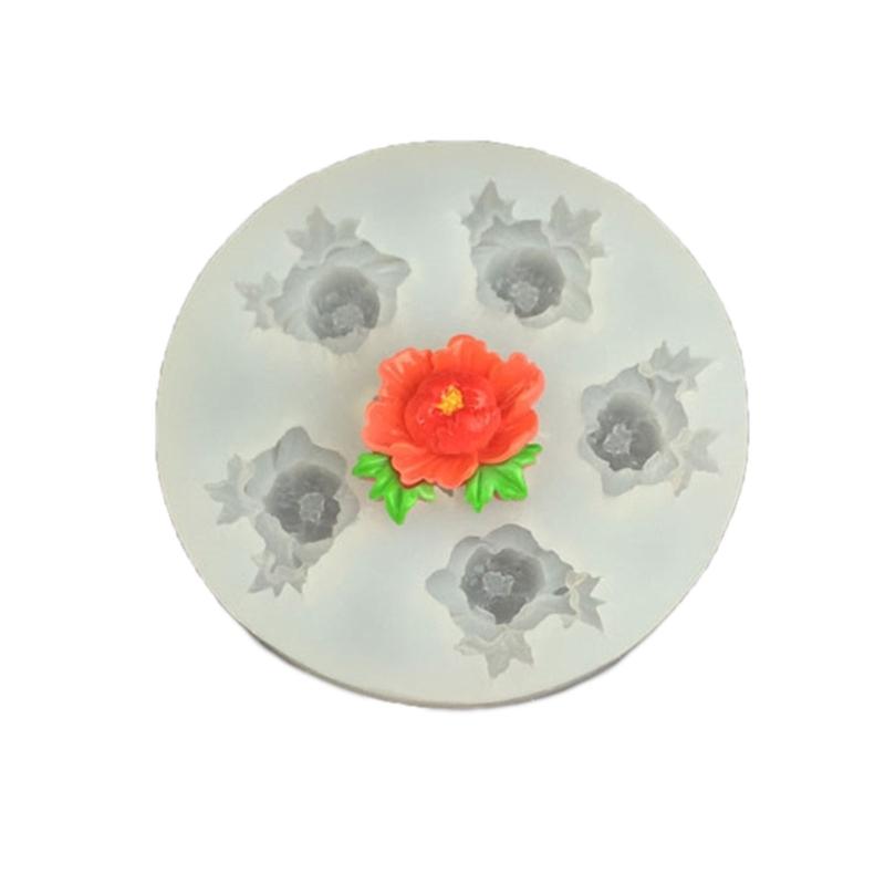 Reusable Silicone Flower Shaped Mold For Resin Clay Jewelry Tools Sturdy Flexible Easy Clean Design