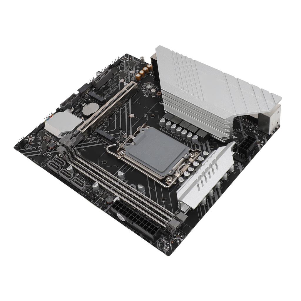 Материнская плата B760M K DDR4 LGA1700 для Intel GEN12 13-й серии MATX Материнская плата с PCIe 4.0 слотом M.2 SATA3.0 USB 3.0 Aura