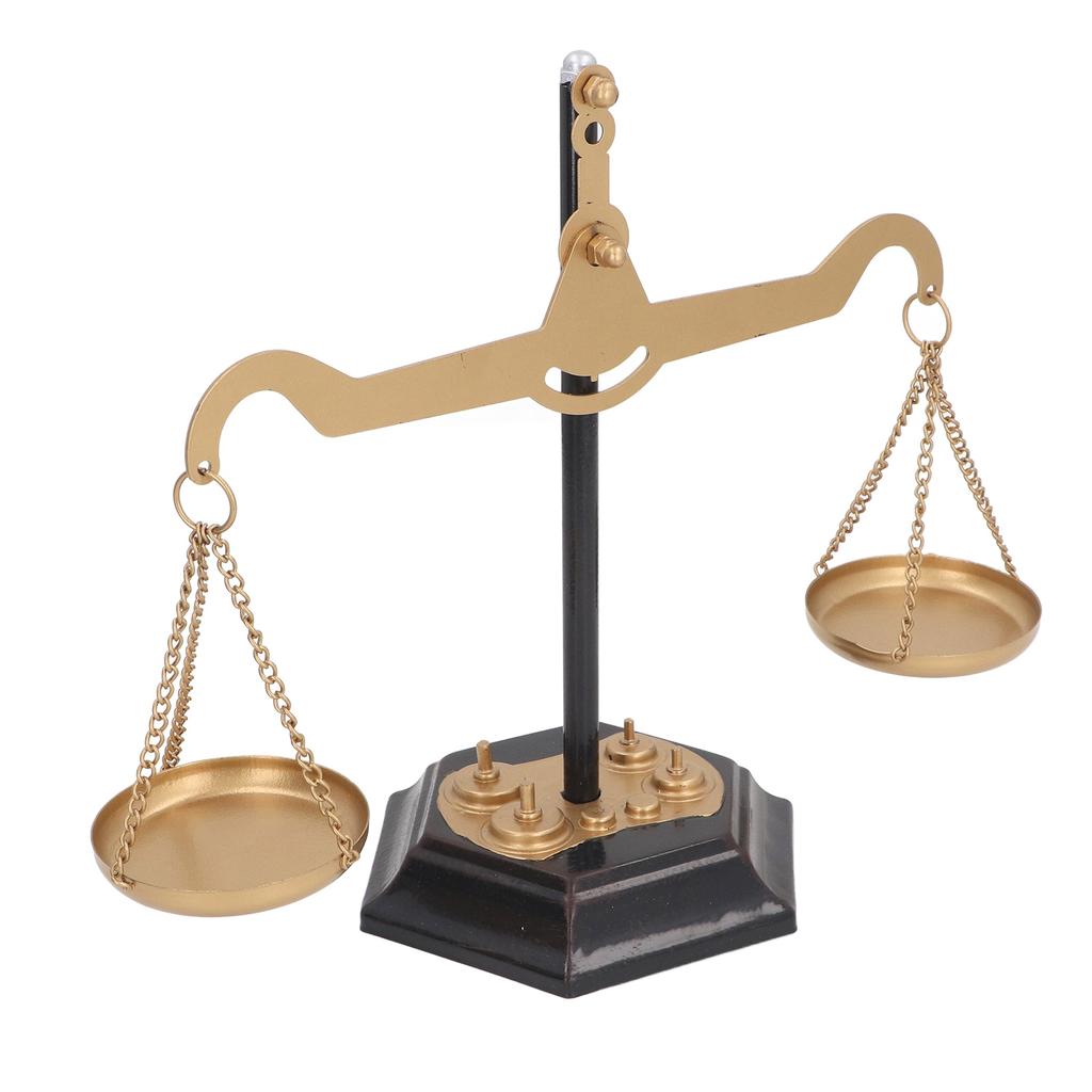 Винтажный стиль Металлические весы Декор Снижение стресса Украшения для дома ручной работы Антикварное правосудие