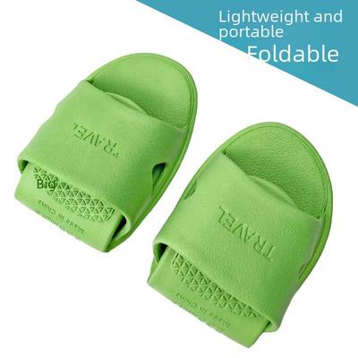 Нескользящие складные дорожные тапочки для мужчин и женщин — идеально подходят для купания, пляжа, отеля и деловых поездок.